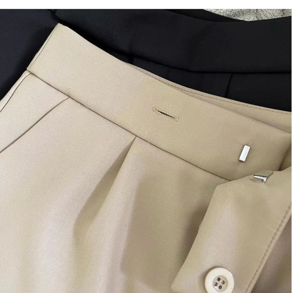 Vintage Skirts Women Fashion Streetwear Casual Skirts Solid Pockets Wrap The Buttocks Sweet Mini 2025 New Spring Summer Skirts