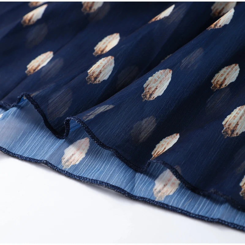 Retro Polk Dot Long Dress With Ribbon Women Sexy Low Cut Sleeveless Pleated Slim Evening Dresses Female Spring Chic Street Party