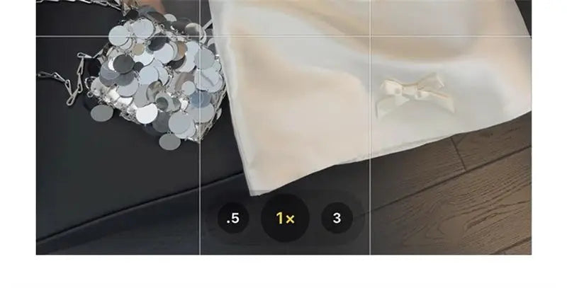 Women Elegant Mini Dress Satin Bow Decor Sleeveless Square Neck Slim Fit Suit French Style Party Club Night Summer Outfit