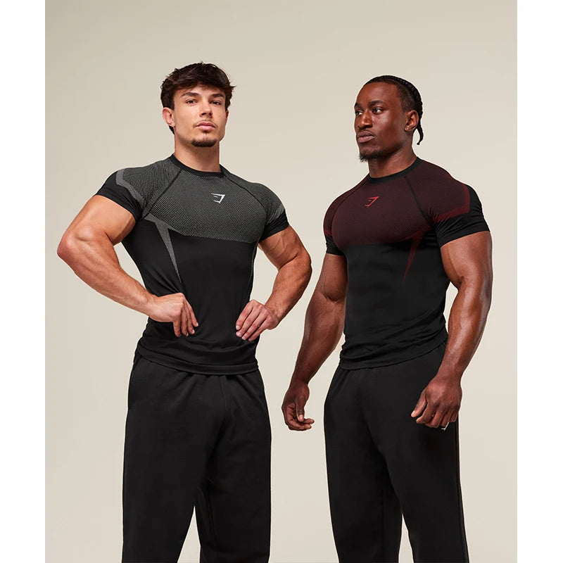2025 Superhero Fitn round Ne Qui Dry Tight T-irt Men's Casual Comfortable Breathable ort Sve Polyester Gym irt