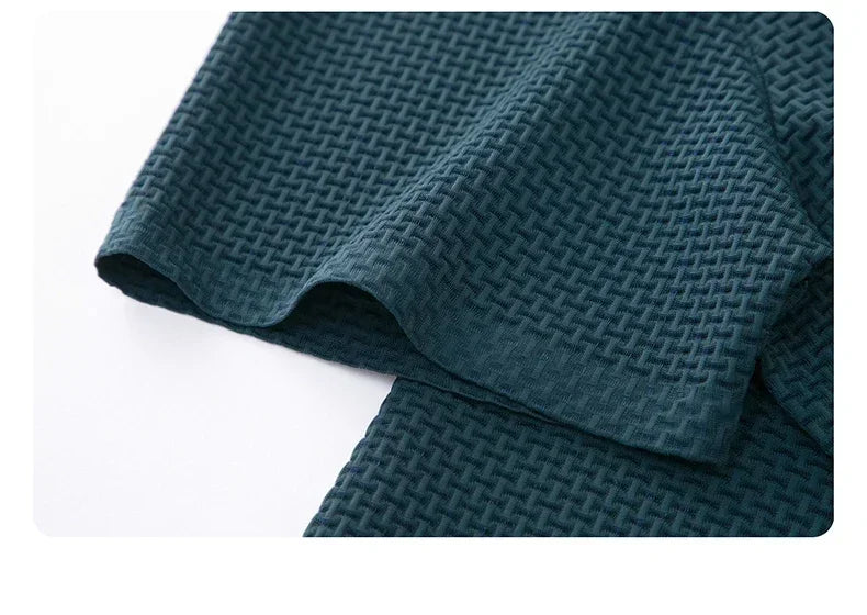 Brand Clothes Summer New Men's Short Sleeve T-shirt Ice Silk Cool and Breathable POLO Shirt Business Casual Sweat-absorbing Top