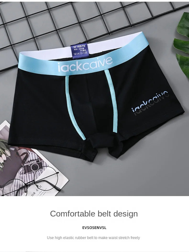 4Pcs Underwear Men's Boxer Shorts Sexy Panties Cotton Boxers Man Underpants Male Shorts Homme U Convex Lingerie Wholesale Lots