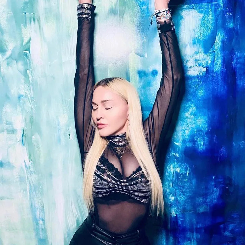 Sexy Bodysuit Lingerie Applique One-Pieces Body Feminino See Through Black Top Women Rave Outfit Turtleneck Lenceria Tranparente