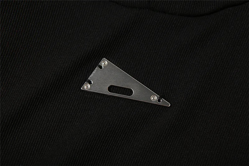 Fashion Solid Color Hooded Bodysuit One Piece Sexy Round Neck Sleeveless Lingerie Sexy Casual Slim Streetwear Festival Outfit