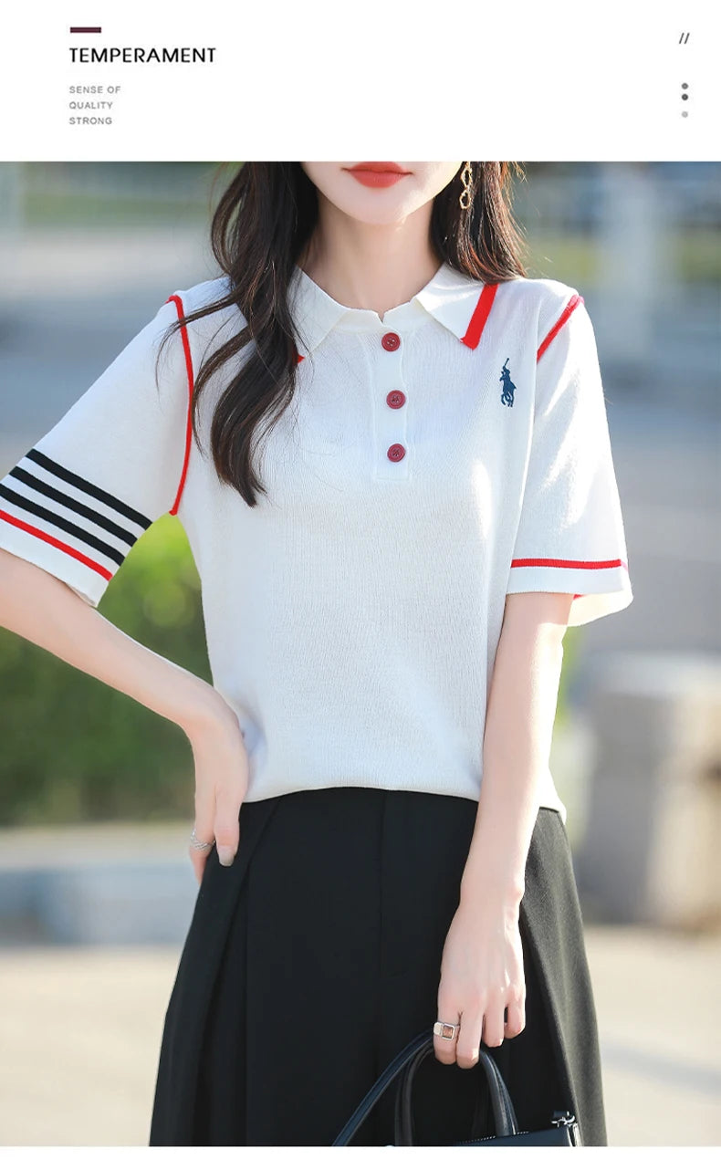 2025 Spring and Summer Women's High end Embroidered Cashmere Hoodie Flip Collar Women's Hoodie New High quality Top