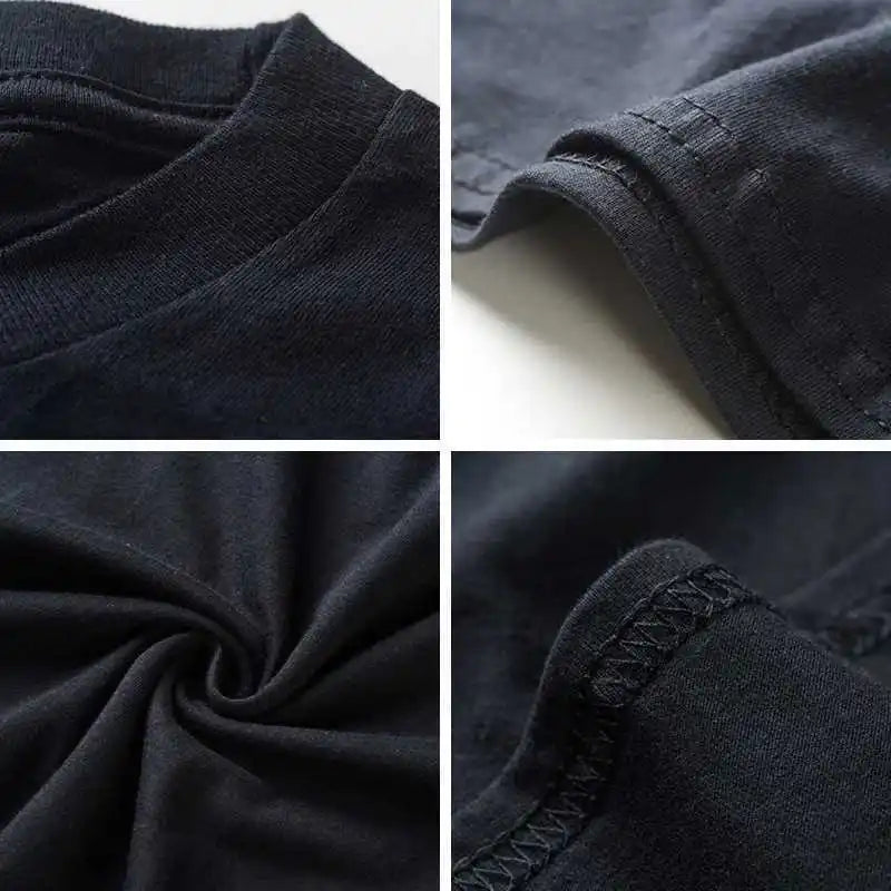 American Pure Cotton High-end Short-sleeved Summer New Print for Couples, Loose and Versatile, Fashionable -looking