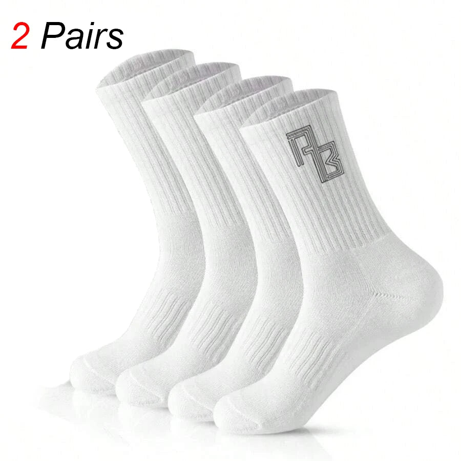 2/6/10/20 Pairs Neutral Striped Round Neck Socks Spring Summer Sweat Absorbing Breathable Solid Color Couple Sports Leisure Sock