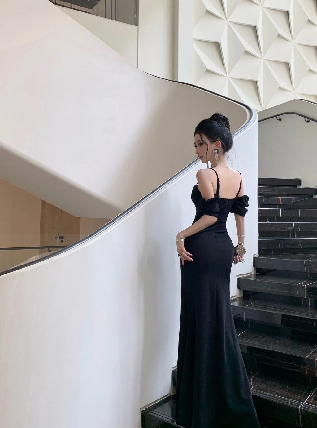 Sexy Spaghetti Straps Womens Dresses Off Shoulder Slash Neck Elegant Gowns Luxurious Evening Party Long Dress Split Vestidos New