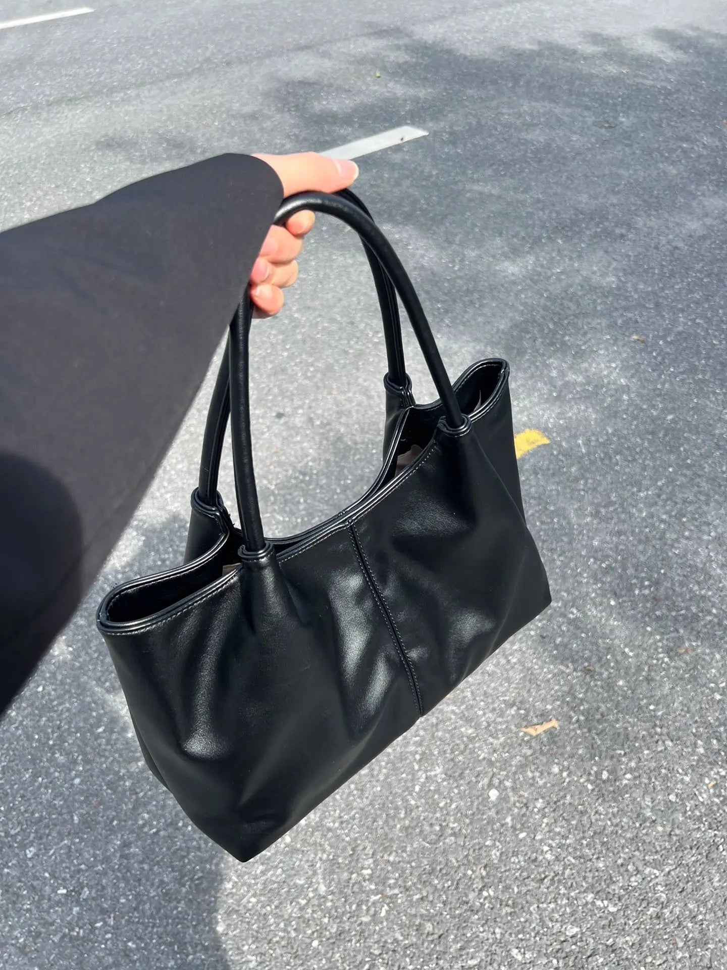 Large Capaci Commuter Ladies Tote Bag 2025 New Faion High-End Sensation Sli Single oulder Handbag Trendy Bag