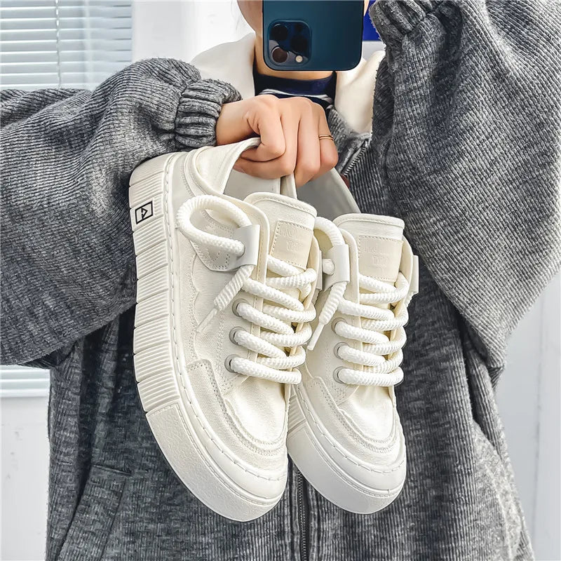 Fashion casual shoes with small white shoes classic board shoes work shoes