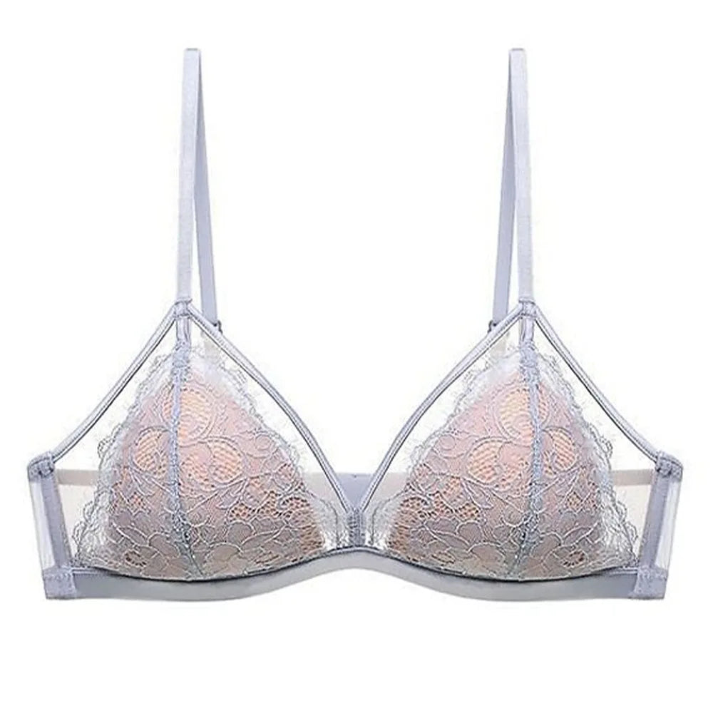 Women Lace Bra Padded Thin Lingerie Casual Ladies Underwear Elegant Daily Bralette