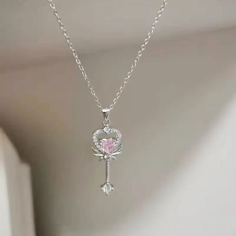Romantic Gothic Rose Flower Clavicle Chain Necklace for Women Girls Fashion Punk Sweet Cool Adjustable Rope Choker Accessories
