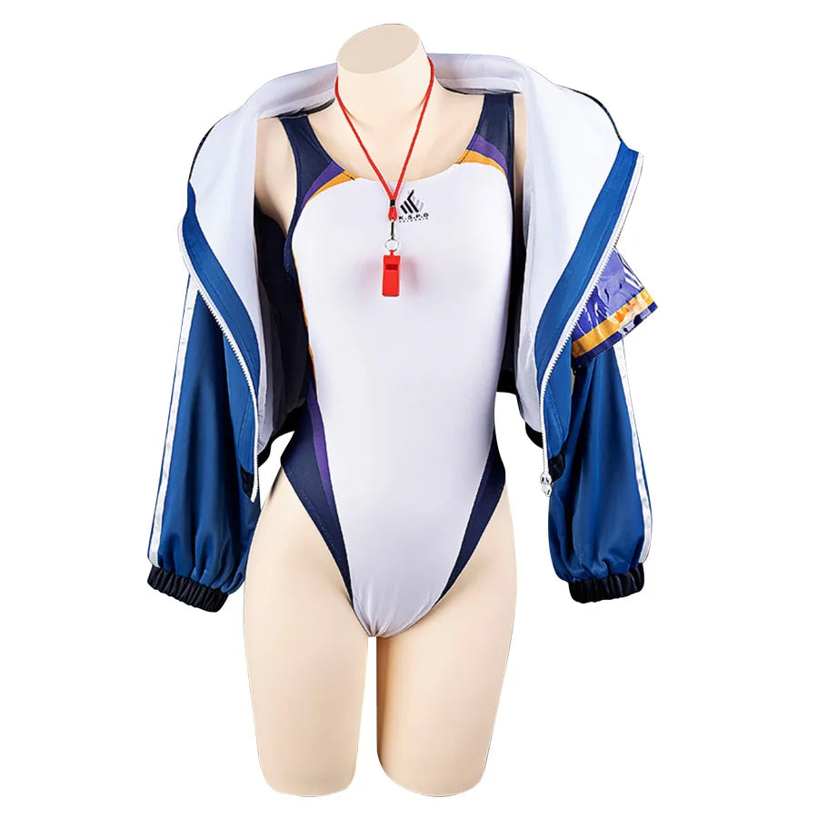 Blue Anime Hakari Kanna swimsuit Cosplay Costume Halloween Party Men Clothes Outfit