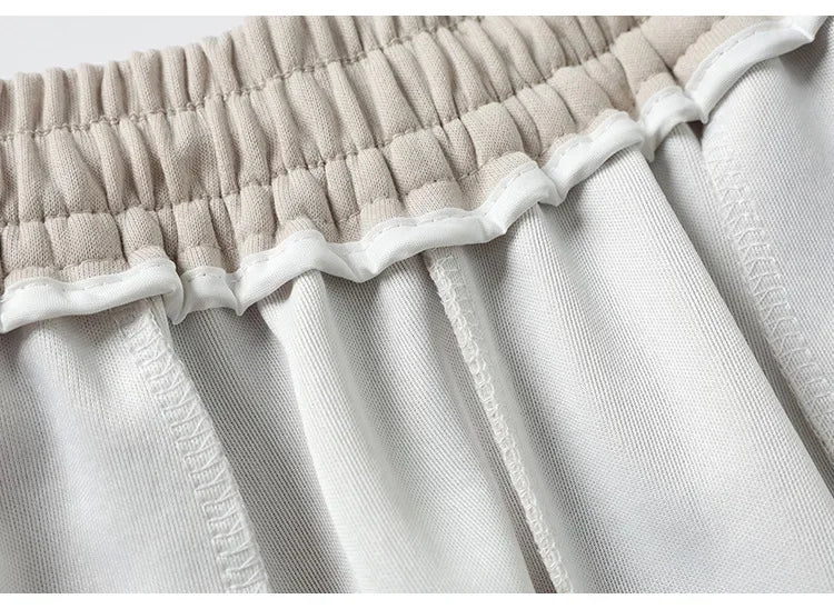 New 2025 American Stripe Sports Pants Women's Spring Autumn Wide Leg Loose Jazz Dance Casual Parachute Long Trousers