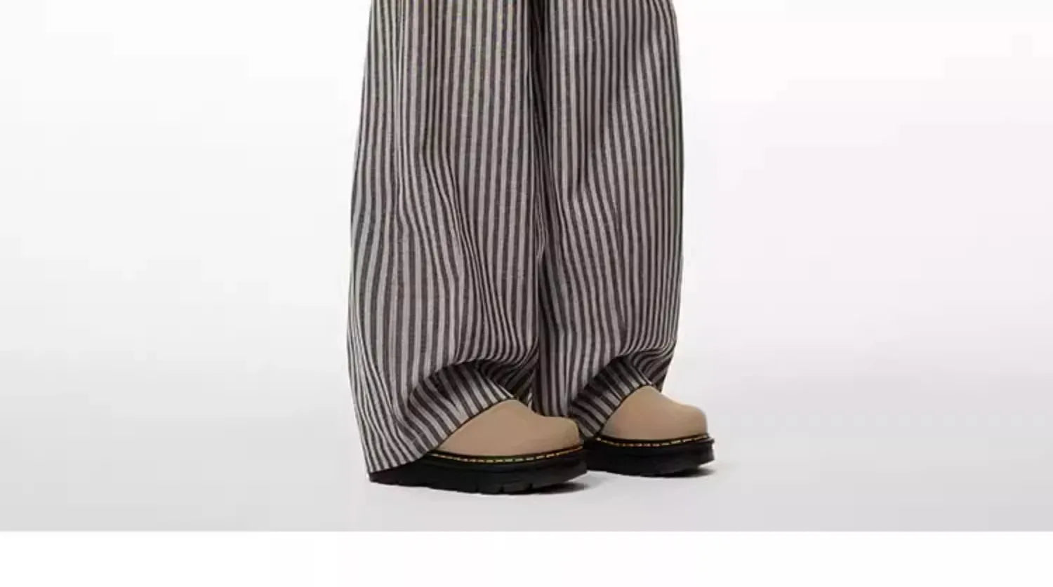 Women's Black Gothic Striped Long Pants Baggy Sweatpants Harajuku Y2k Emo Vintage Oversize Trousers Japanese 2000s Style Clothes