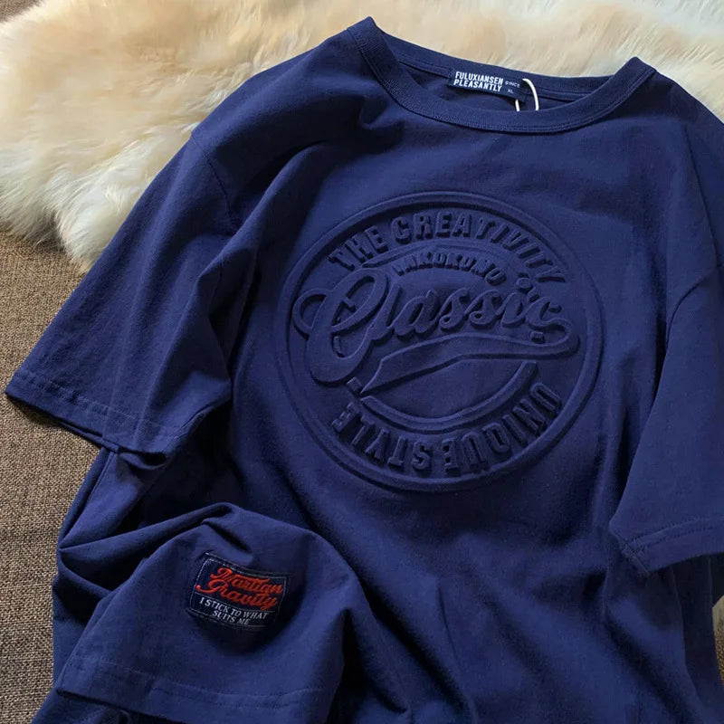 CGC Korean Fashion Oversized Summer T shirts for Women 100% Cotton Short Sleeve Tees Korean Fashion Printed Tops Female Clothing