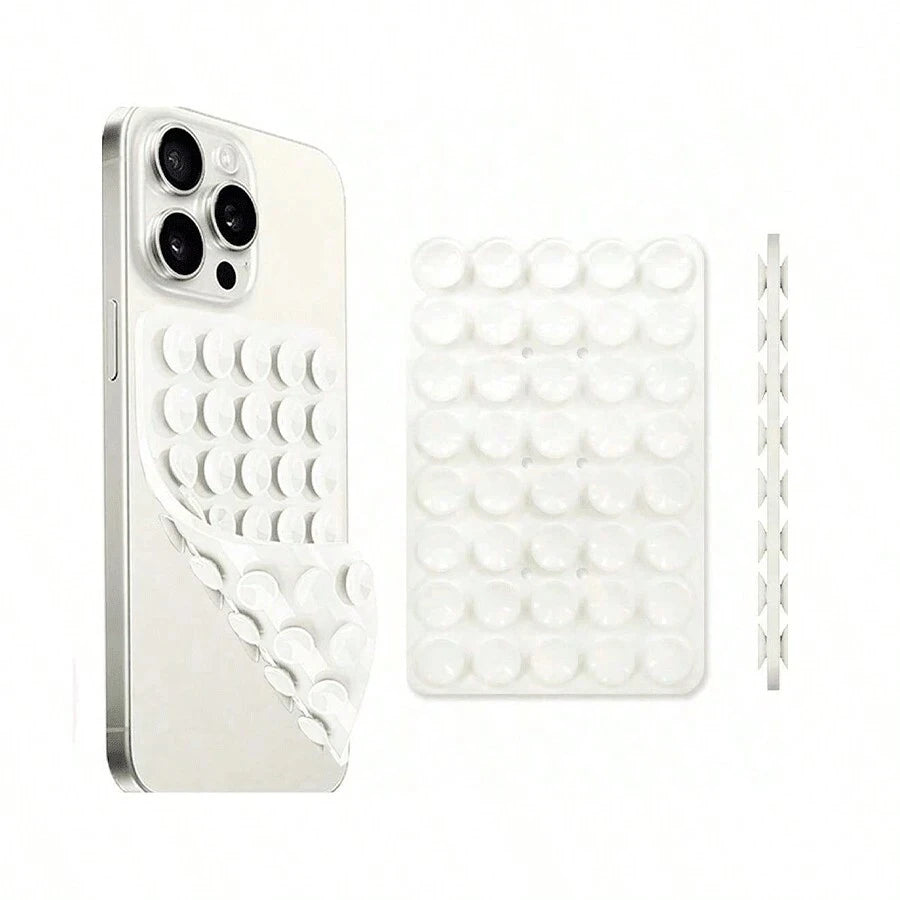 Silicone Suction Cup Phone Mount Hands-Free Mobile Stand Airplane Travel Essential Compatible with Any Smartphone