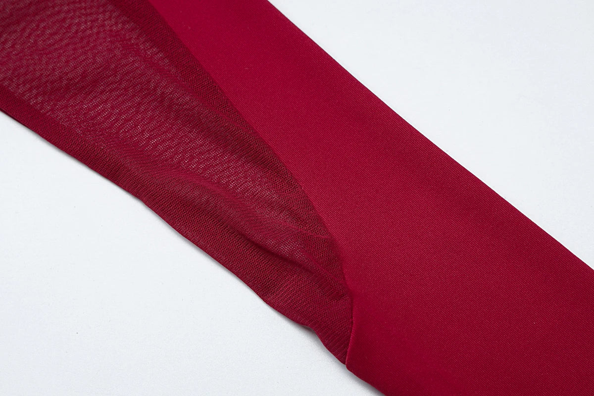 Hugcitar 2024 Turtleneck Long Sleeve Black See Through Sexy Bodycon Bodysuit Spring Summer Women New Outfit Festival Nightclub