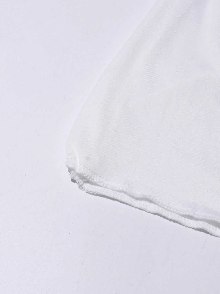 TWOTWINSTYLE Solid Hollow Out Slimming Dresses for Women O Neck Long Sleeve High Waist Temperament Dress Female Fashion