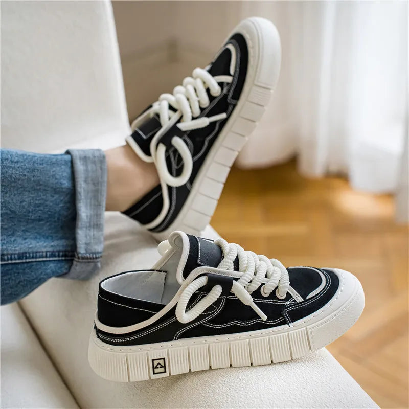 Fashion casual shoes with small white shoes classic board shoes work shoes