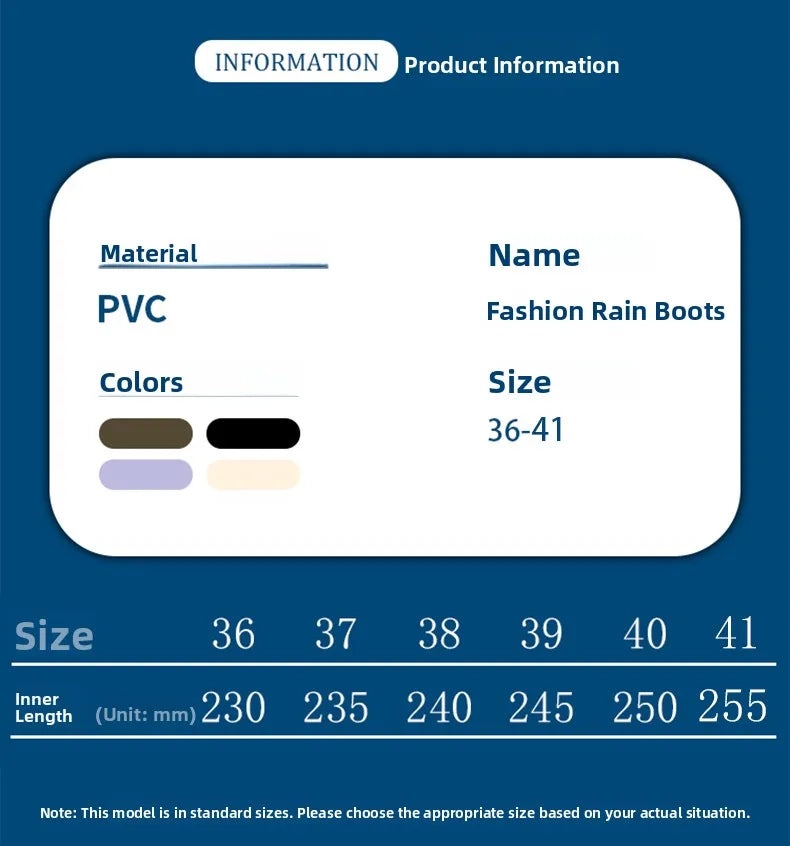 Japanese Sle High Tube Dstring Rain Boots Thi Bot Waterproof ort Tube Rain Boots for Rainy Days Outdoor Wear Elas...