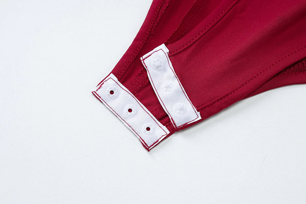 Hugcitar 2024 Turtleneck Long Sleeve Black See Through Sexy Bodycon Bodysuit Spring Summer Women New Outfit Festival Nightclub