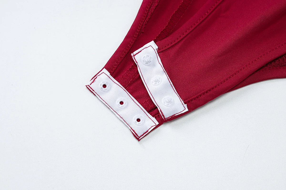 Hugcitar 2024 Turtleneck Long Sleeve Black See Through Sexy Bodycon Bodysuit Spring Summer Women New Outfit Festival Nightclub