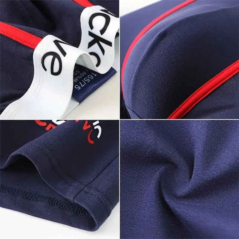 4Pcs Underwear Men's Boxer Shorts Sexy Panties Cotton Boxers Man Underpants Male Shorts Homme U Convex Lingerie Wholesale Lots