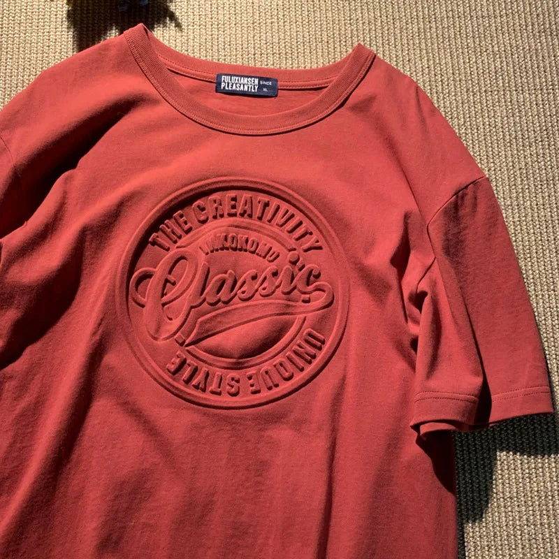CGC Korean Fashion Oversized Summer T shirts for Women 100% Cotton Short Sleeve Tees Korean Fashion Printed Tops Female Clothing