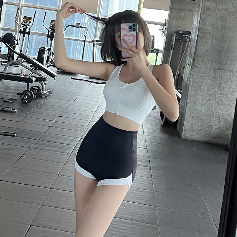 2023 Women's Yoga Shorts High Waist Sport Shorts Fitness Push-Up Tights Booty Gym Shorts Cycling Shorts Running Shorts Female