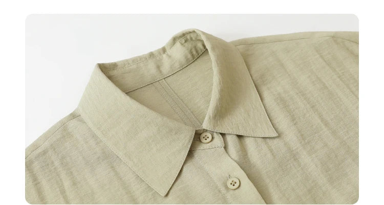 CHIC VEN Women Long Sleeve Shirts Solid Loose Casual New Style Design Back Hollow Out Shirt Female Blouse Spring Summer 2025