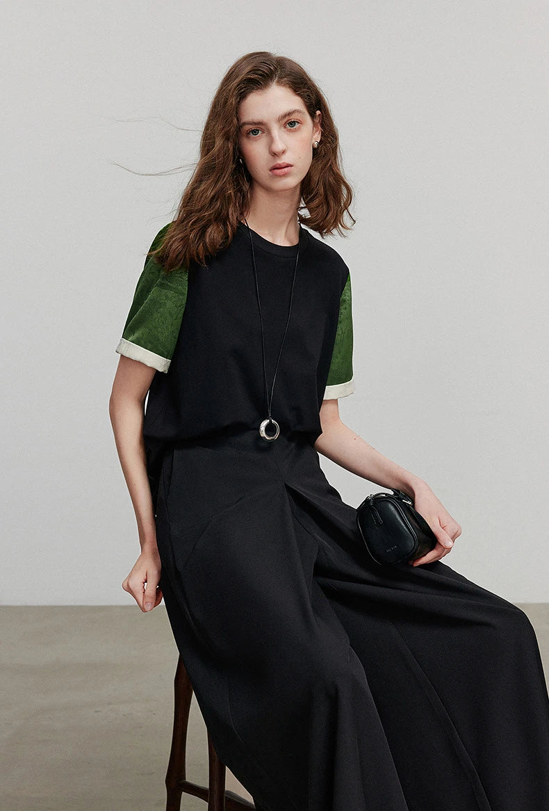 TOYOUTH Women Short Sleeve T shirt 2025 Summer New Casual Tops 8521048