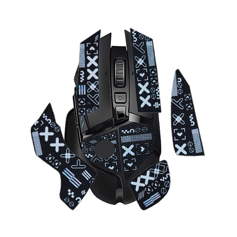 Mouse Grip Tape Skate Sticker Non Slip Suck Sweat Mouse Anti-Slip Sticker For Logitech G502 HERO