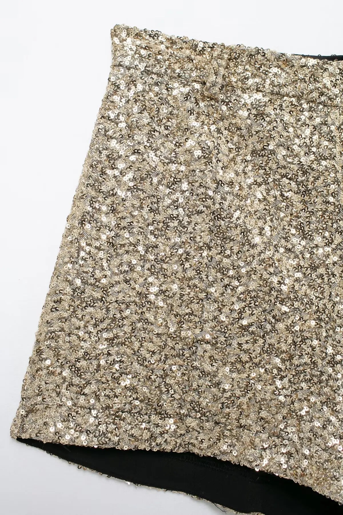 Taop&Za women's 2024 autumn and winter new pearl shorts solid color high commuting temperament shiny socialite mini pants