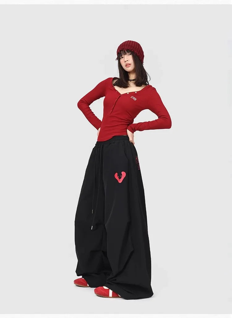 CBXLAB Street Dance Women' s Black snake hip hop quick-drying long pants jazz spicy girl casual pants kpop sports pants trendy