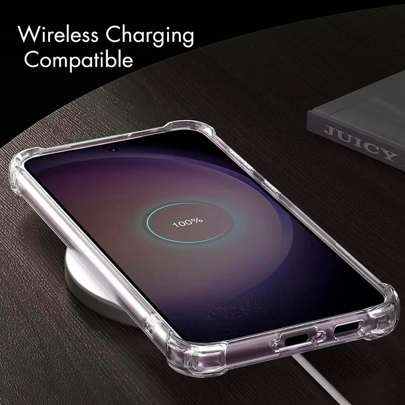 Hybrid Shockproof Case For Samsung Galaxy S25 S24 S23 S21 FE S22 Plus Ultra Clear Hard Case For Samsung A56 A36 A54 A34 A53 A33