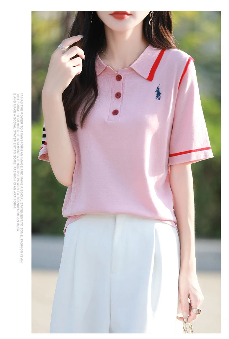 2025 Spring and Summer Women's High end Embroidered Cashmere Hoodie Flip Collar Women's Hoodie New High quality Top