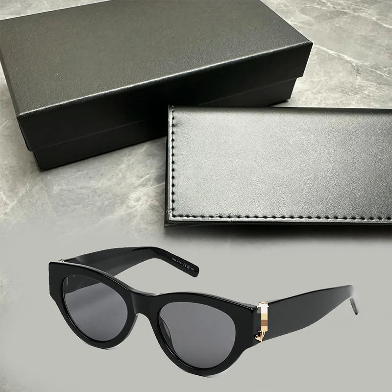 2025 Hot M94 Luxury Sunglasses Women - Oversized Chic Shades Slim Face UV400 Protection, Viral Style Inspired brand Sunglasses