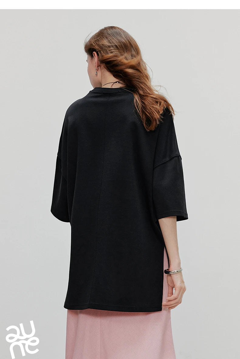 TOYOUTH Women Short Sleeve T shirt 2025 Spring New Tops 8521010