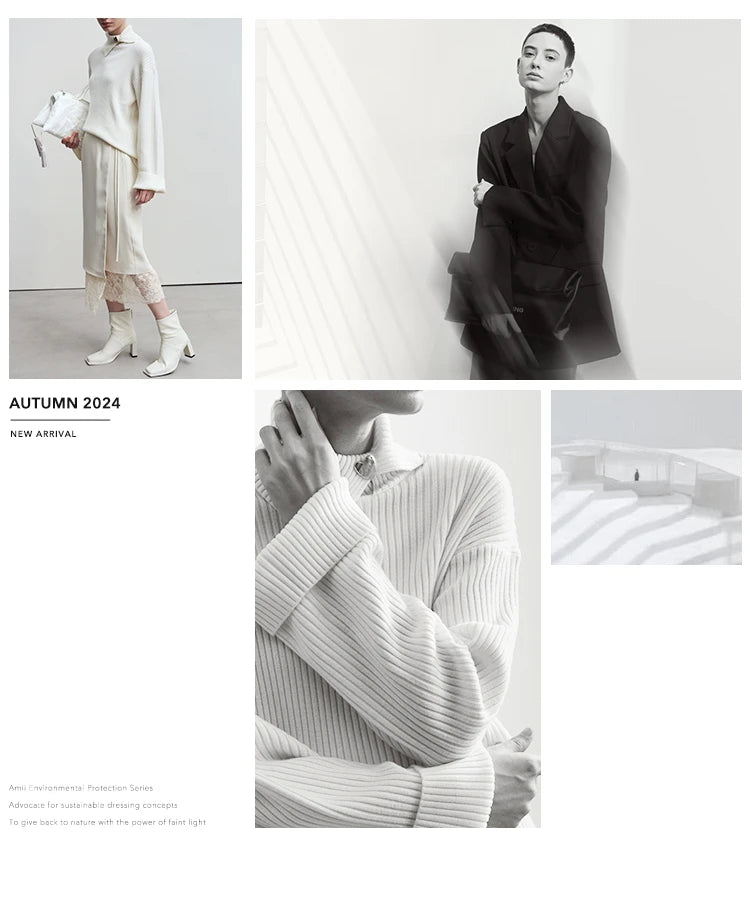 Amii Minimalism Mesh T-shirts For Women 2025 Spring New Office Lady Half-high Neck Micro Perspective Slim Retro Shirt 12423055