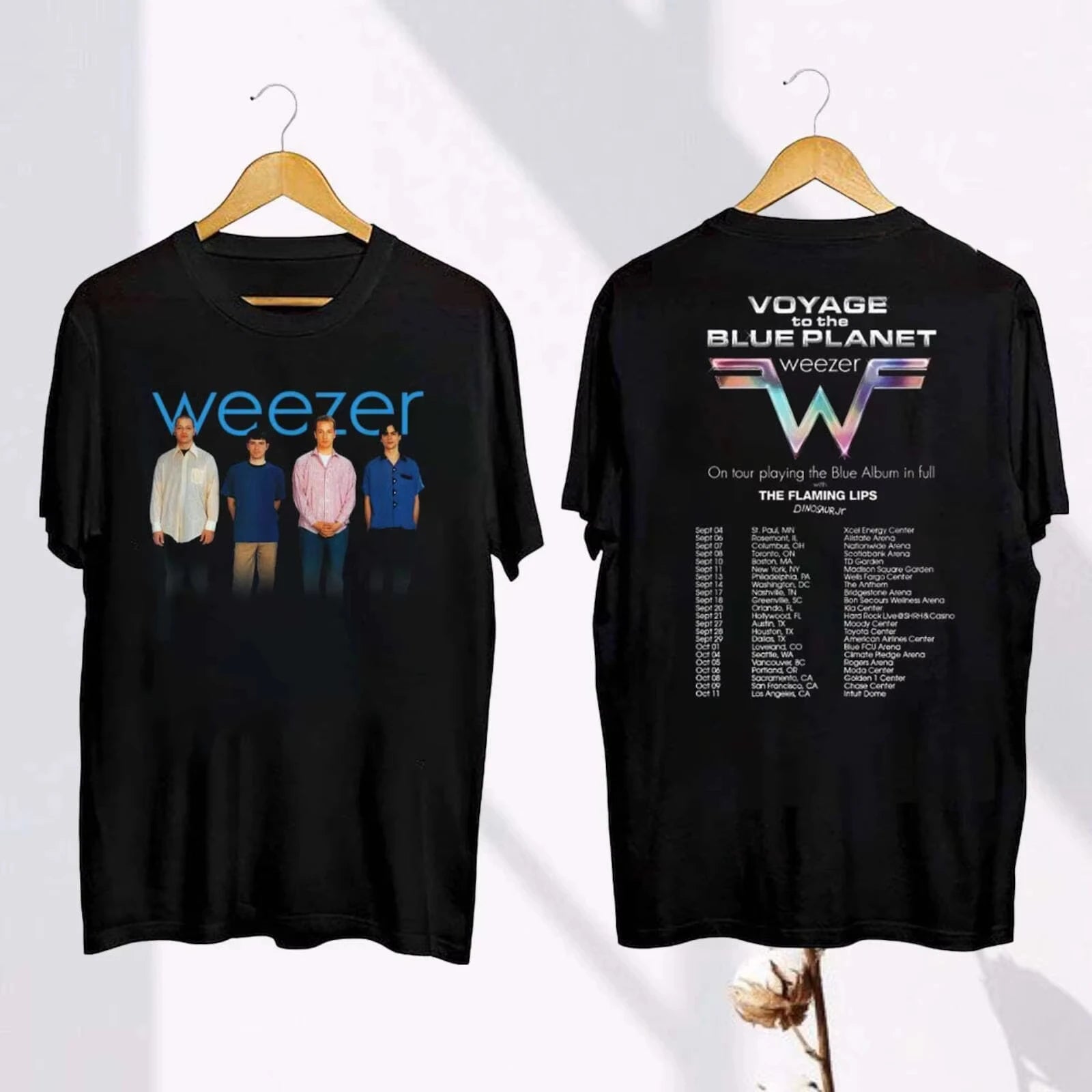 Weezer Band Cotton T Shirt Vintage Men Women Hip Hop Tee Fashion Short Sleeve Tshirt Oversized T-shirts Streetwear Tops Clothing