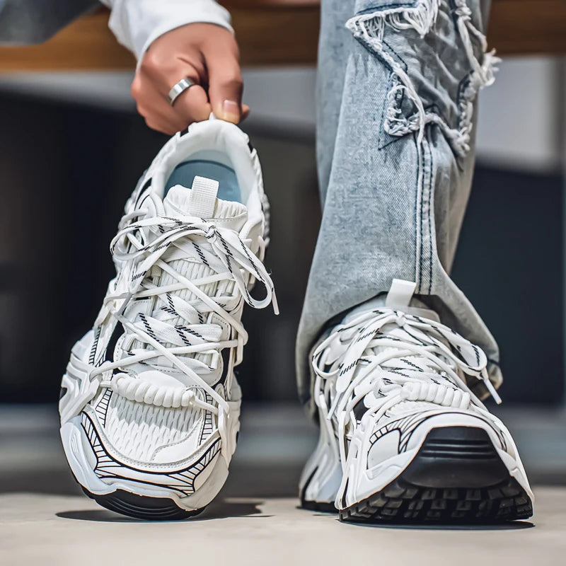 Trend low top Daddy shoes casual sneakers outdoor harbour style