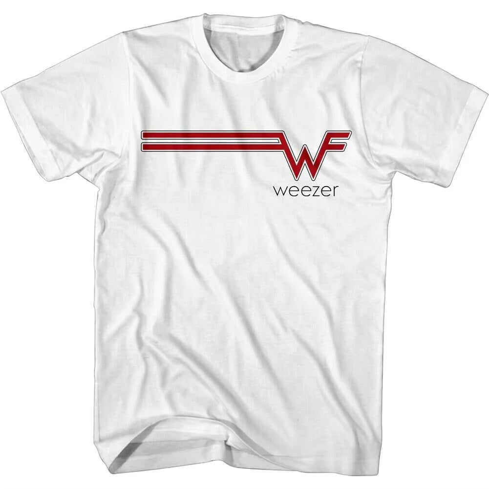 Weezer Band Cotton T Shirt Vintage Men Women Hip Hop Tee Fashion Short Sleeve Tshirt Oversized T-shirts Streetwear Tops Clothing