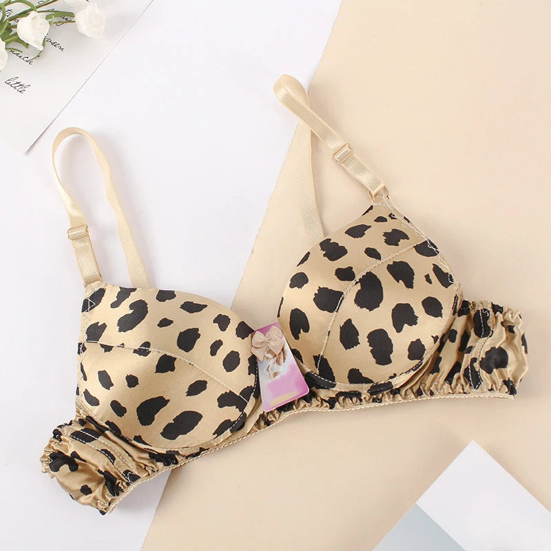 100% Mulberry Silk Push Up Bra Satin Ultra-thin Breathable Women Girls Sexy Brassiere Smooth Real Silk Female Lingerie Top Bra