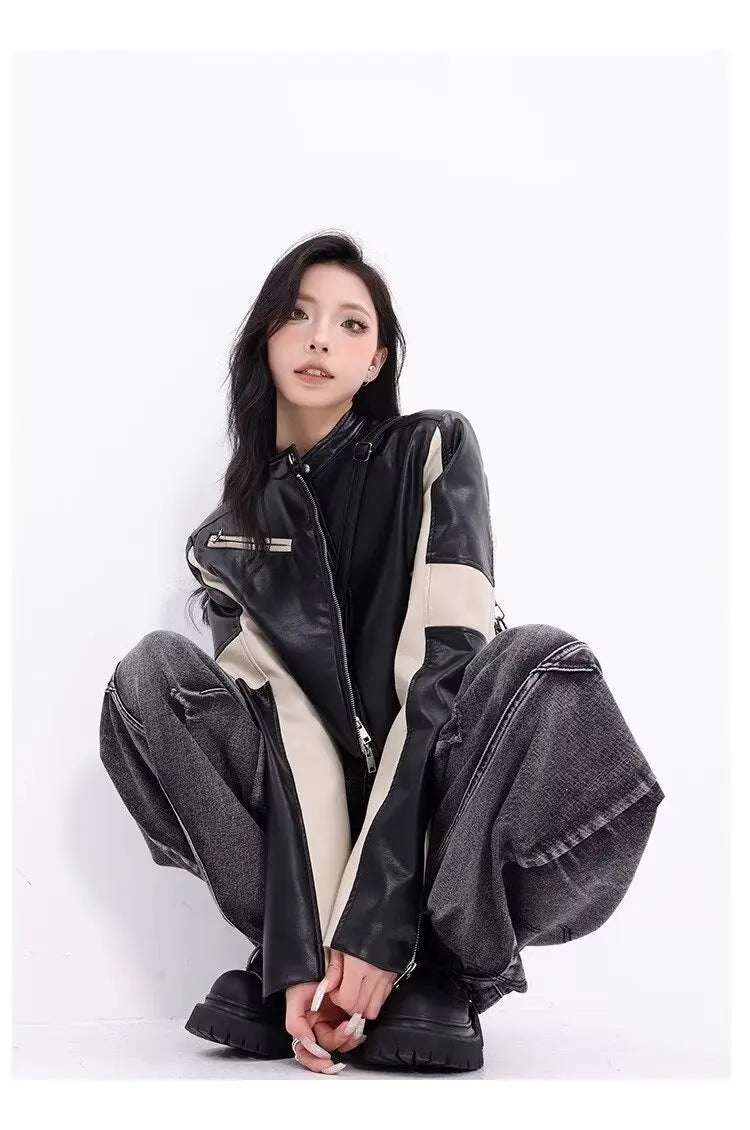 Design-sensual Wide-leg Jeans for Women in Spring and Autumn New Style High Waist Loose and Slimming Floor Baggy Women's