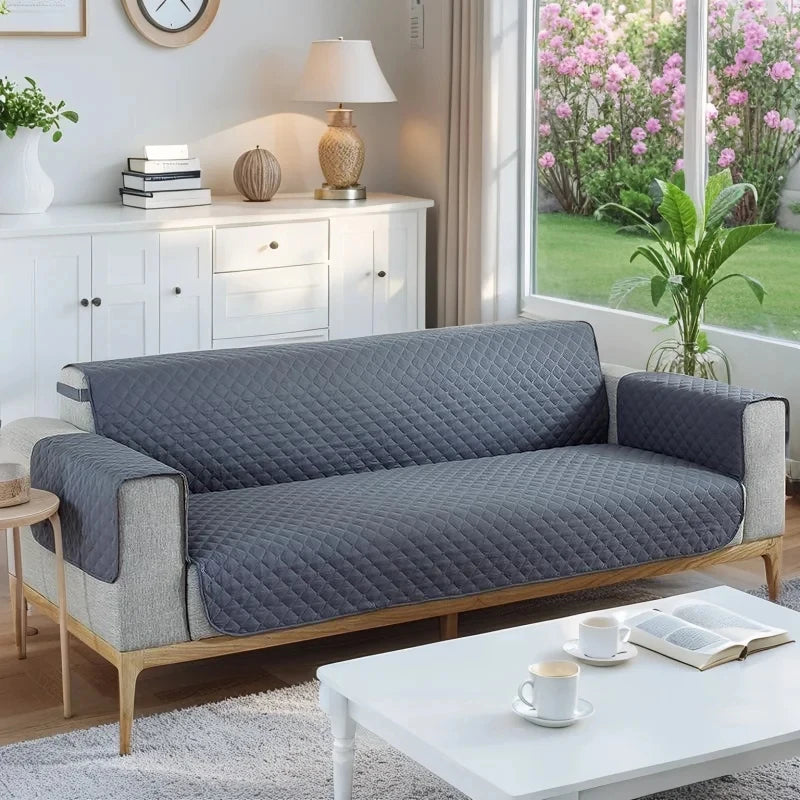 Sofa Cover Pet Dog Kids Sofa Mat Couch Slipcovers For Living Room Furniture Protector Covers Washable Home Decor Coffee Khaki