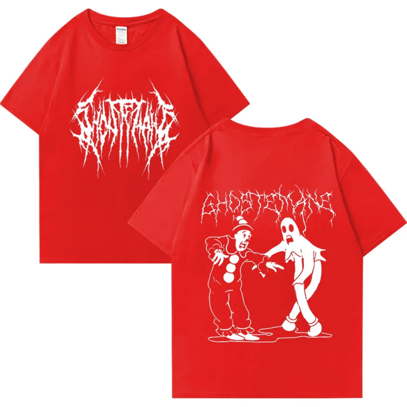 Hot sale Ghostemane Graphics T shirt 2024 Men Women Street Hip Hop Tops Retro Casual Tee Oversized Cotton short sleeve T-Shirts