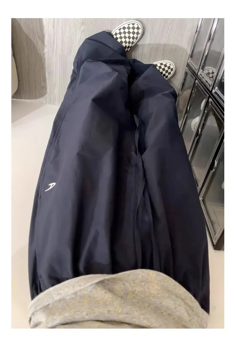 High Waist Wide Leg Pants Women's Retro American High Street Paratrooper Trousers Spring Summer New Loose Drapey Cargo Pants