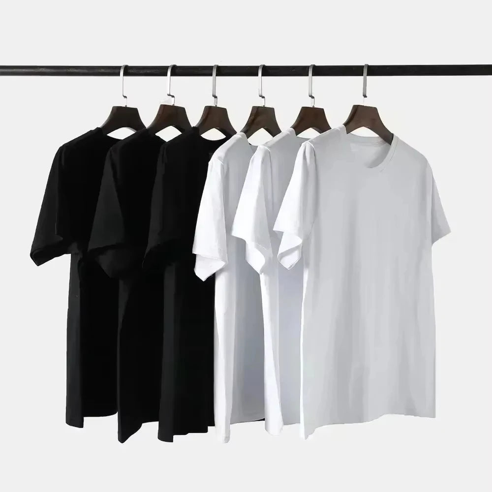 Cotton T-shirts Are Hot in Summer Loose and Comfortable Fashion Trend Men's 2025 New Tops Luxury Printing for Men and Women