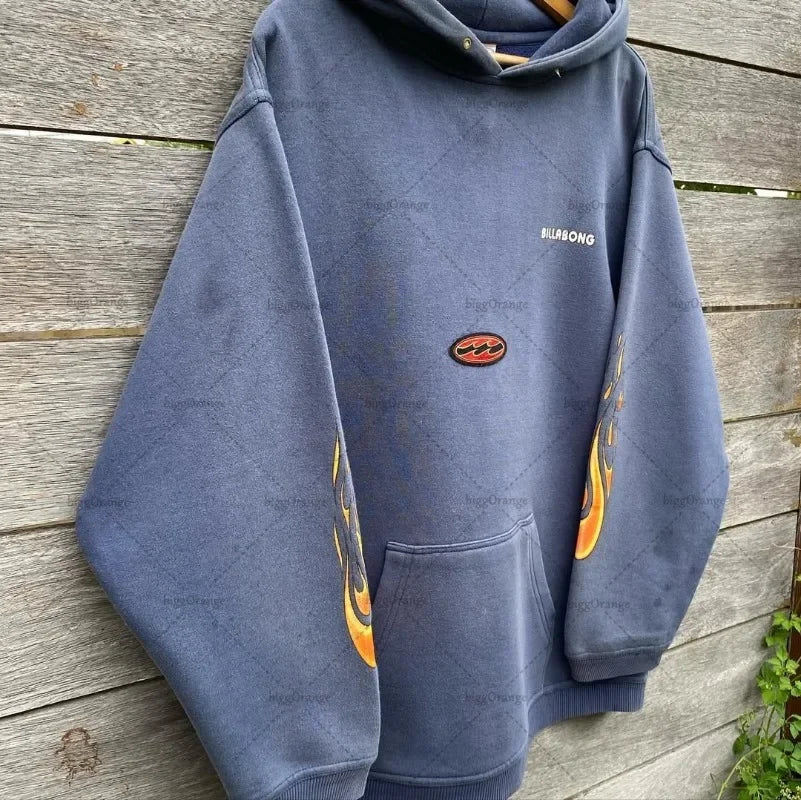 New Retro Letters Harajuku Y2K Casual Loose couplesHoodie Men 2025 American Street Punk Goth Fashion Oversized Sweatshirt Women